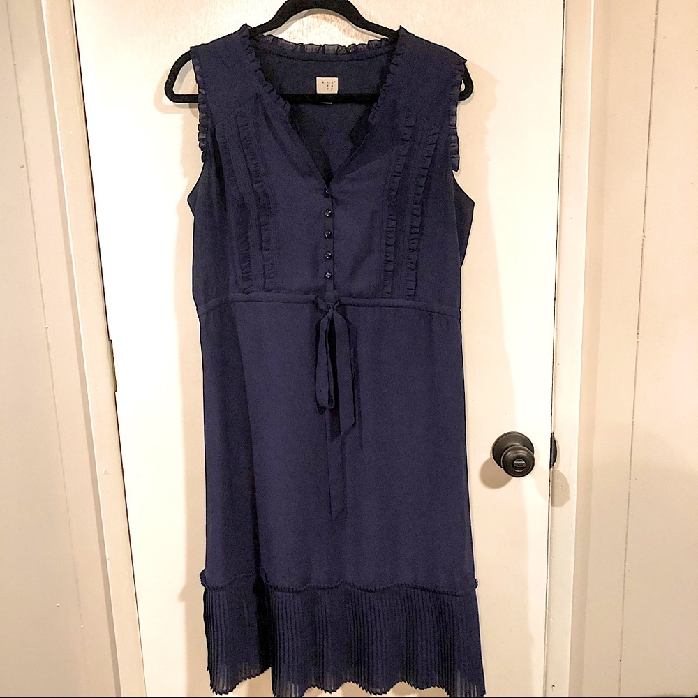 A New Day pleated midi dress